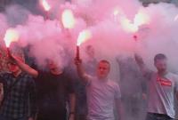 «NewsOne — угроза нацбезопасности»: активисты устроили протест под зданием Нацсовета