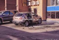 В центре Харькова взорвался автомобиль