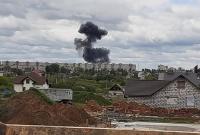 Момент крушения военного самолета в Беларуси попал на видео